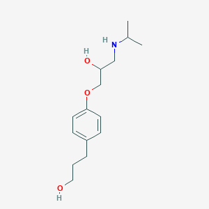 1-[4-(3-Hydroxypropyl)phenoxy]-3-(propan-2-ylamino)propan-2-ol