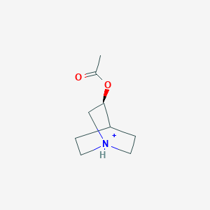 molecular formula C9H16NO2+ B10771786 (+)-Aceclidine 