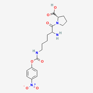 molecular formula C18H24N4O7 B10771809 Lys[Z(NO2)]-Pro 