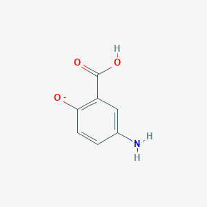 molecular formula C7H6NO3- B10771825 5-Aminosalicylate 