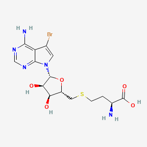 molecular formula C15H20BrN5O5S B10771832 bromo-deaza-SAH 