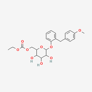 molecular formula C23H28O9 B10771867 Sergliflozin 