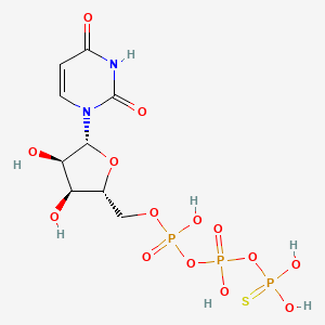 molecular formula C9H15N2O14P3S B10771919 UTPgammaS 