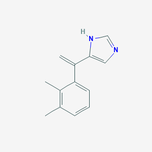 molecular formula C13H14N2 B107720 5-[1-(2,3-二甲基苯基)乙烯基]-1H-咪唑 CAS No. 1021949-47-2