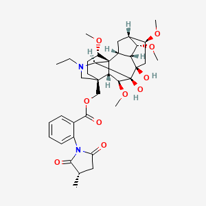 molecular formula C37H50N2O10 B10772002 Methyllycanonitine 