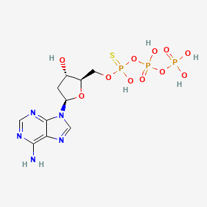 molecular formula C10H16N5O11P3S B10772033 Datpalphas CAS No. 87092-22-6