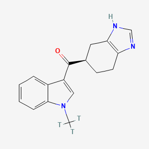 molecular formula C17H17N3O B10772064 [3H]ramosetron 