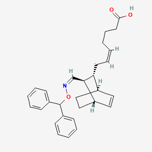 (Z)-7-[(1R,2R,3R,4S)-3-[(Z)-benzhydryloxyiminomethyl]-2-bicyclo[2.2.2]oct-5-enyl]hept-5-enoic acid