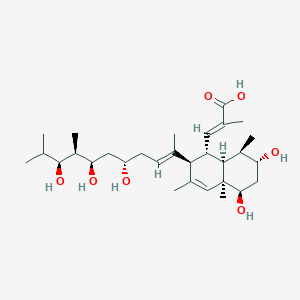 molecular formula C30H50O7 B10772144 nahuoic acid A 