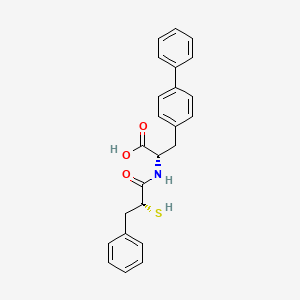 (S)-3-Biphenyl-4-yl-2-((R)-2-mercapto-3-phenyl-propionylamino)-propionic acid