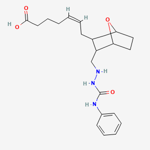 (Z)-7-[3-[[2-(Phenylcarbamoyl)hydrazinyl]methyl]-7-oxabicyclo[2.2.1]heptan-2-yl]hept-5-enoic acid