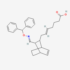 (E)-7-[3-[(E)-benzhydryloxyiminomethyl]-2-bicyclo[2.2.2]oct-5-enyl]hept-5-enoic acid