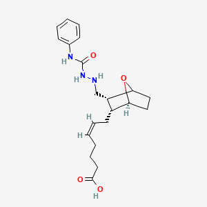 7-(3-(2-ethyl-N-phenylhydrazinecarboxamide)-7-oxa-bicyclo[2.2.1]hept-2-yl)-hept-5-enoic acid