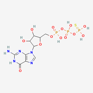 molecular formula C10H16N5O13P3S B10772235 GTPgammaS CAS No. 108964-33-6