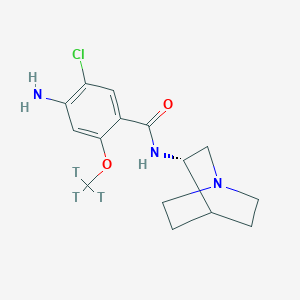 molecular formula C15H20ClN3O2 B10772272 [3H](S)-zacopride 