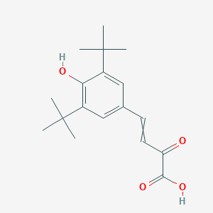 4-(3,5-ditert-butyl-4-hydroxyphenyl)-2-oxobut-3-enoic acid