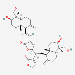 molecular formula C40H56O8 B10772355 Bisandrographolide A 