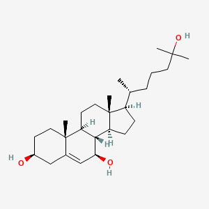 molecular formula C27H46O3 B10772737 7beta,25-Dihydroxycholesterol 