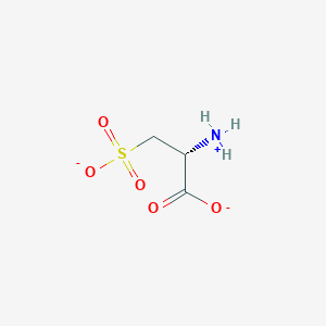 molecular formula C3H6NO5S- B10772861 L-Cysteate 