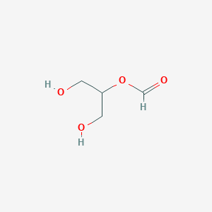 molecular formula C4H8O4 B10773093 1,3-Dihydroxypropan-2-yl formate CAS No. 81584-87-4