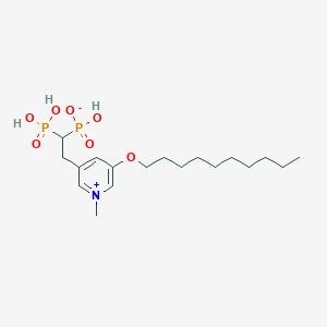 molecular formula C18H33NO7P2 B10773134 Bisphosphonate, 14 