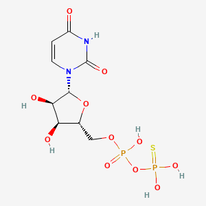 molecular formula C9H14N2O11P2S B10773342 UDP-beta-S 