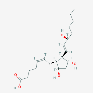 molecular formula C20H34O5 B10773351 [3H]PGF2alpha 