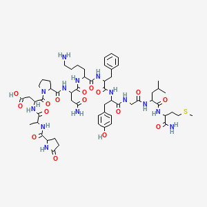 molecular formula C58H84N14O16S B10773353 Physalaemin 