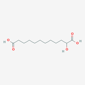 molecular formula C12H22O5 B107734 2-Hydroxydodecanedioic acid CAS No. 74661-16-8