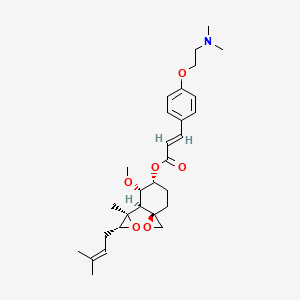 molecular formula C29H41NO6 B10773593 Beloranib CAS No. 609845-93-4