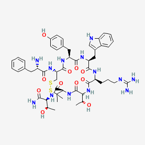 molecular formula C51H69N13O11S2 B10773650 Ctap 