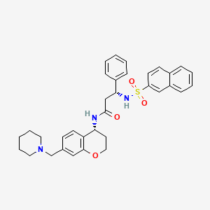 molecular formula C34H37N3O4S B10773663 Chroman 28 