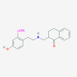 molecular formula C19H20INO2 B10773665 [125I]Heat 