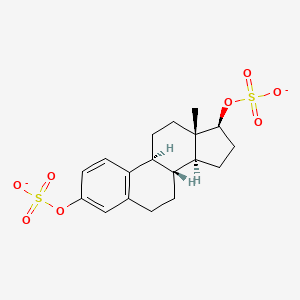 molecular formula C18H22O8S2-2 B10773685 Estradiol disulfate 