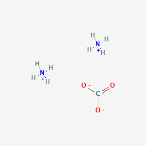 molecular formula CH2O3.2H3N<br>CH8N2O3 B10773702 Ammonium Carbonate CAS No. 8013-59-0