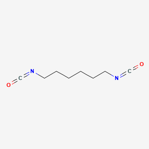 molecular formula C8H12N2O2<br>C8H12N2O2<br>OCN-(CH2)6-NCO B10774012 Hexamethylene diisocyanate CAS No. 88357-62-4