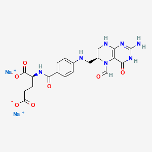 molecular formula C20H21N7Na2O7 B10774094 Levoleucovorin disodium CAS No. 1141892-29-6