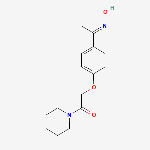 molecular formula C15H20N2O3 B10774245 Pifoxime 