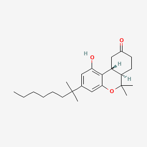 molecular formula C24H36O3 B10774282 Nabilone CAS No. 61617-09-2