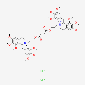 molecular formula C56H78Cl2N2O16 B10774347 Doxacurium chloride [VANDF] 