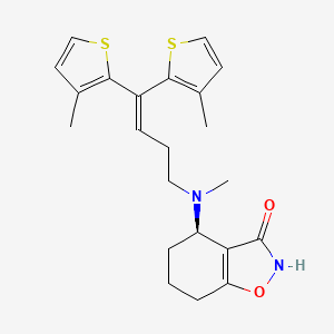 (4R)-4-{[4,4-bis(3-methylthiophen-2-yl)but-3-en-1-yl](methyl)amino}-4,5,6,7-tetrahydro-1,2-benzoxazol-3-ol