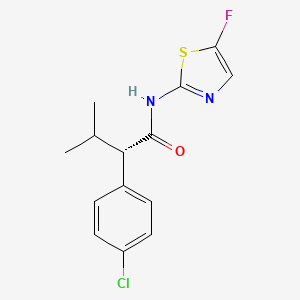 molecular formula C14H14ClFN2OS B10774383 (S)-4-Cmtb 