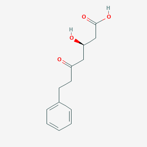 molecular formula C13H16O4 B10774405 3-Hydroxy-5-oxo-7-phenyl-heptanoic acid 