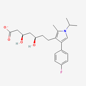 (3R,5R)-7-[4-(4-fluorophenyl)-2-methyl-1-(propan-2-yl)-1H-pyrrol-3-yl]-3,5-dihydroxyheptanoate