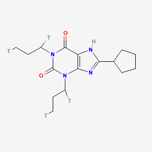 molecular formula C16H24N4O2 B10774584 [3H]Dpcpx 