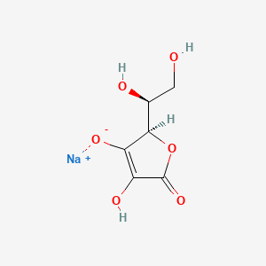 molecular formula C6H7O6.Na<br>C6H7O6Na<br>C6H7NaO6 B10774690 Sodium Ascorbate CAS No. 58657-35-5