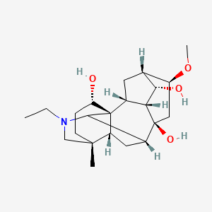 (1S,2R,3R,4S,5S,6S,8S,9R,13R,16S,17R)-11-ethyl-6-methoxy-13-methyl-11-azahexacyclo[7.7.2.12,5.01,10.03,8.013,17]nonadecane-4,8,16-triol