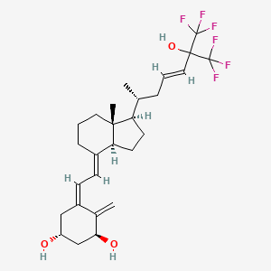 (23E)-26,26,26,27,27,27-hexafluoro-1alpha,25-dihydroxy-23,24-didehydrovitamin D3/(23E)-26,26,26,27,27,27-hexafluoro-1alpha,25-dihydroxy-23,24-didehydrocholecalciferol