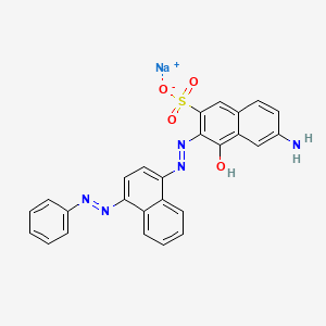 molecular formula C26H18N5NaO4S B10774920 Direct Black 3 CAS No. 6227-04-9