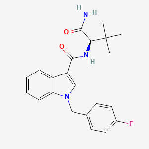 molecular formula C22H24FN3O2 B10774934 Adb-fubica CAS No. 1801338-23-7